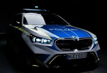 Полициско возило од кое тешко дека ќе побегнете